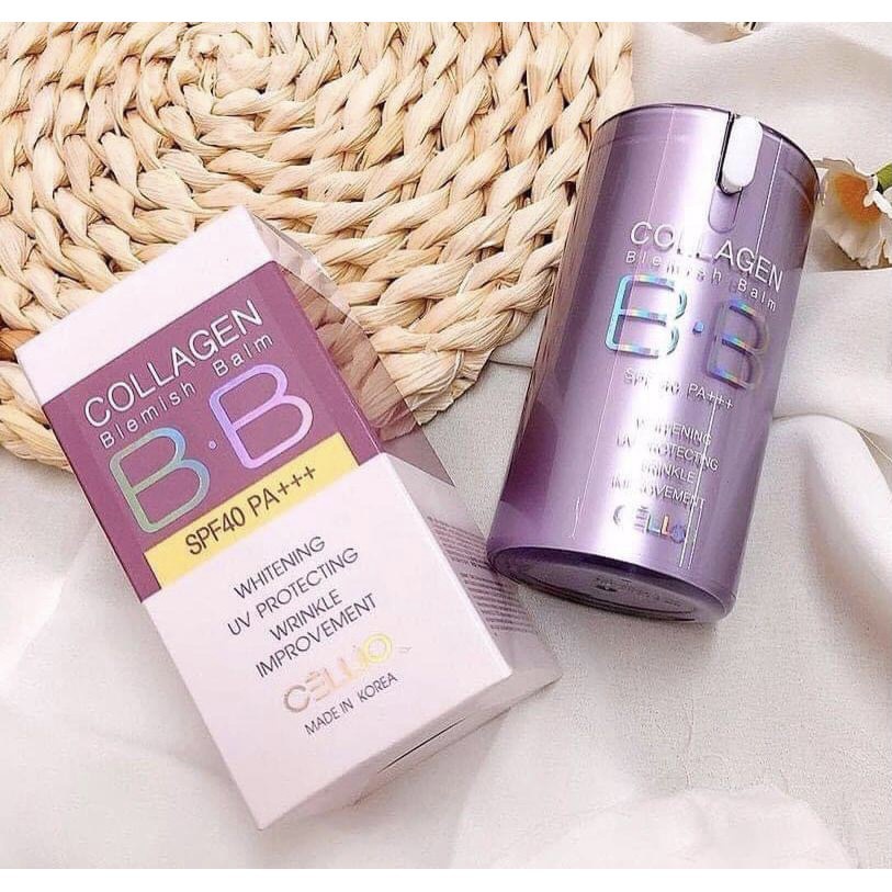 Kem Nền Cellio Collagen Blemish Balm BB Spf 40 Pa+++ Chiết Xuất từ Collagen Tự Nhiên - Hàng Chính Hãng Hàn Quốc | BigBuy360 - bigbuy360.vn