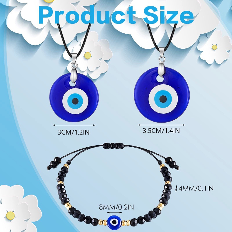 Dây Chuyền Dạng Chuỗi Hạt May Mắn 4 Kiểu Boho Cho Bạn Bè