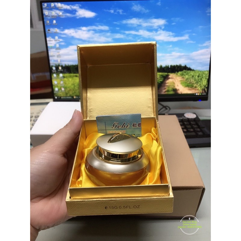 KEM DƯỠNG DA BAN NGÀY YANGGE GEBI ĐÀI LOAN 15ML LÀM SÁNG, NÂNG CƠ, SĂN CHẮC, CẢI THIỆN LÀN DA XỈN MÀU, DƯỠNG ẨM DA