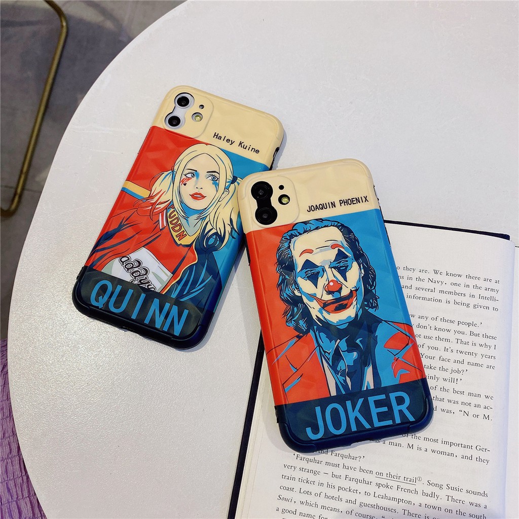 Ốp điện thoại nhựa mềm in hình nhân vật phim Joker cho iPhone11 PRO MAX 6/6s 7/8plus SE2 X/XS XR XSMAX