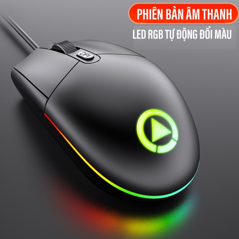 Chuột Có Dây YINOIAO G3SE LED RGB Tự Động Đổi Màu Máy Tính Laptop Chơi Game Văn Phòng