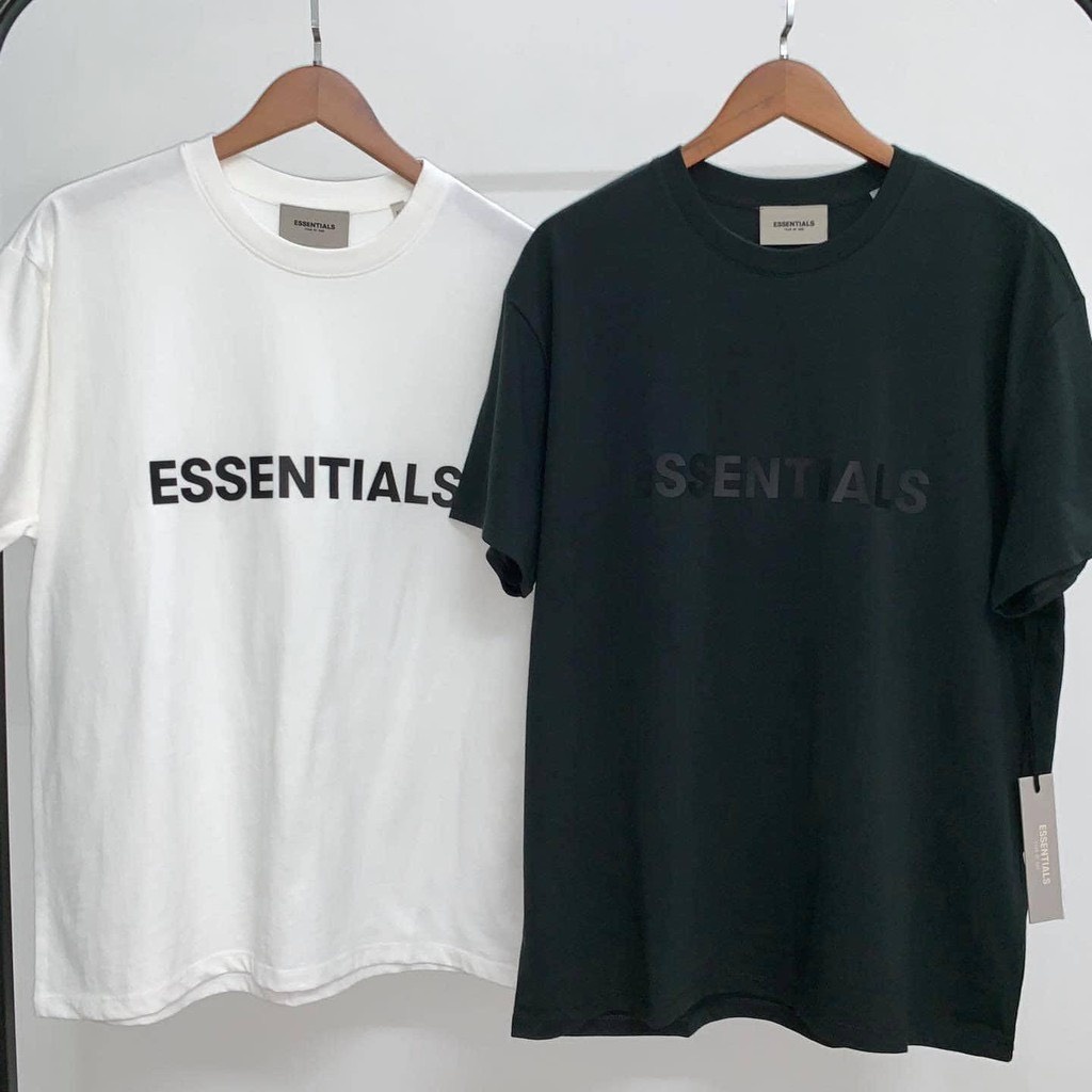 Áo Phông ESSENTIAL, Cổ Tròn, Tay Lỡ, Bán Chạy Nhất 2022, Áo Thun Cotton Cực Mát in cao su Unisex | BigBuy360 - bigbuy360.vn