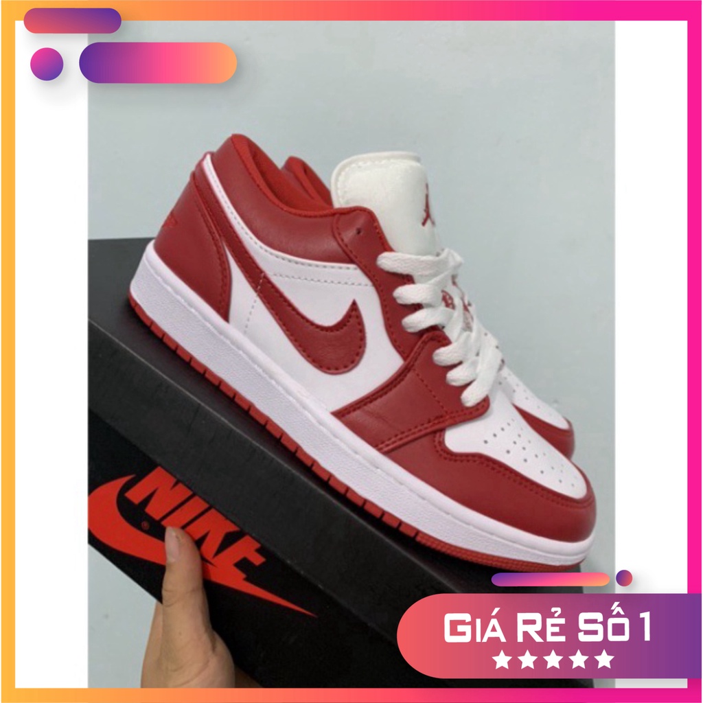 Giày jd thể thao và sneakers Jd đỏ trắng nam nữ giày nam hot trend Rẻ Nhất Shopeee