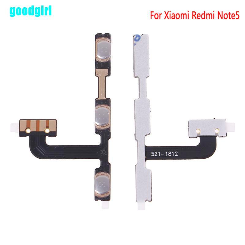 Good 1pc Volume Button Power Switch On Off Button Flex Cable Cho Xiaomi Redmi Note5