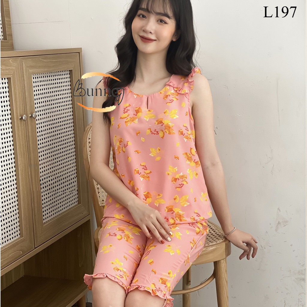 [Bunnysky] ĐỒ BỘ NỮ MẶC NHÀ, QUẦN ÁO BỘ NỮ MẶC Ở NHÀ MẪU LỬNG LỤA GIẤY SIÊU DỄ THƯƠNG