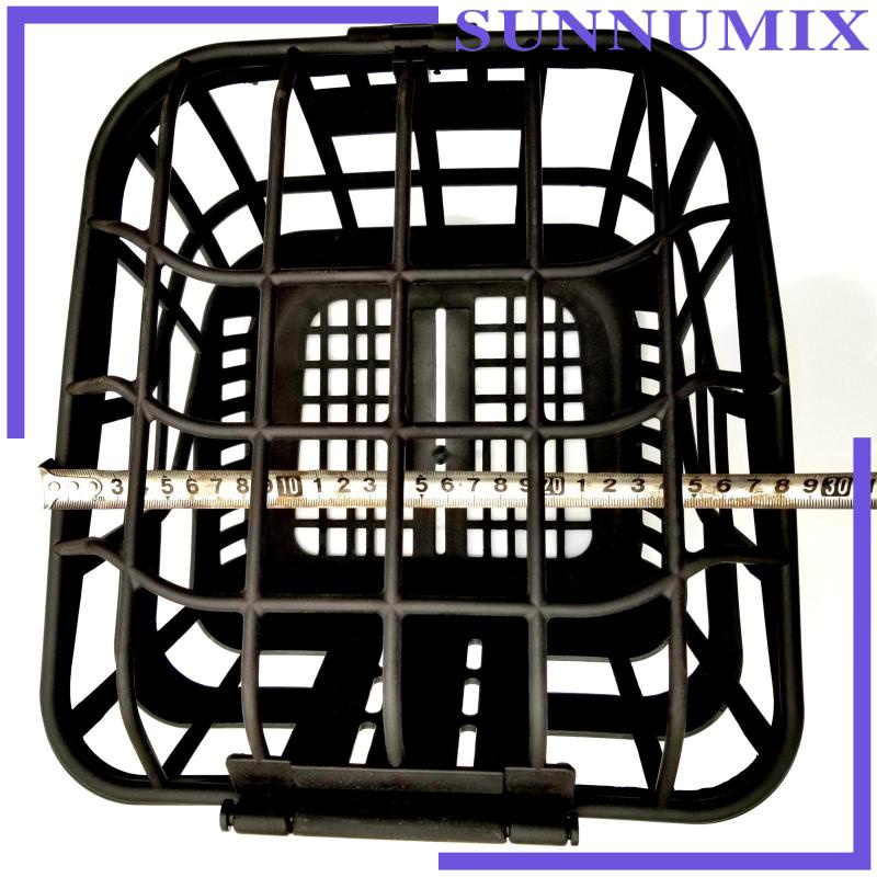 Giỏ Xe Đạp Điện Bằng Nhựa Có Nắp Tháo Rời Tiện Dụng