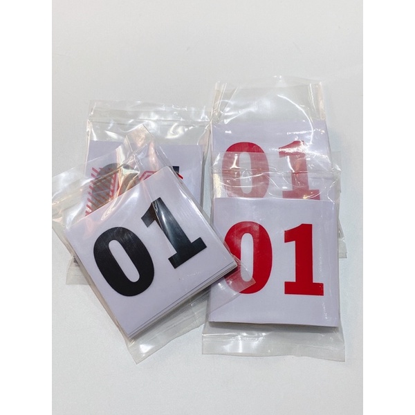 Bộ tem decal dán bàn ăn 01 - 20, bộ tem số thứ tự 01 đến 20, tem cao cấp chống thấm nước, không bay màu | BigBuy360 - bigbuy360.vn