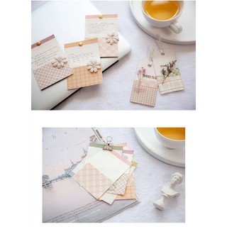Set giấy note mix các màu pastel trang trí xé dán