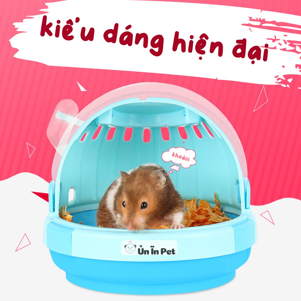 LỒNG TRÒN PHI HÀNH GIA xách tay mang đi du lịch cho hamster thú nhỏ