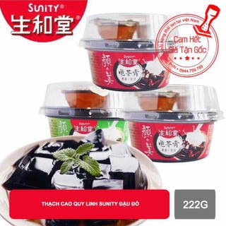 Cao quy linh Sunity Đài Loan: hũ dạng thạch và cốc dạng nước uống liền [HOT NEW]