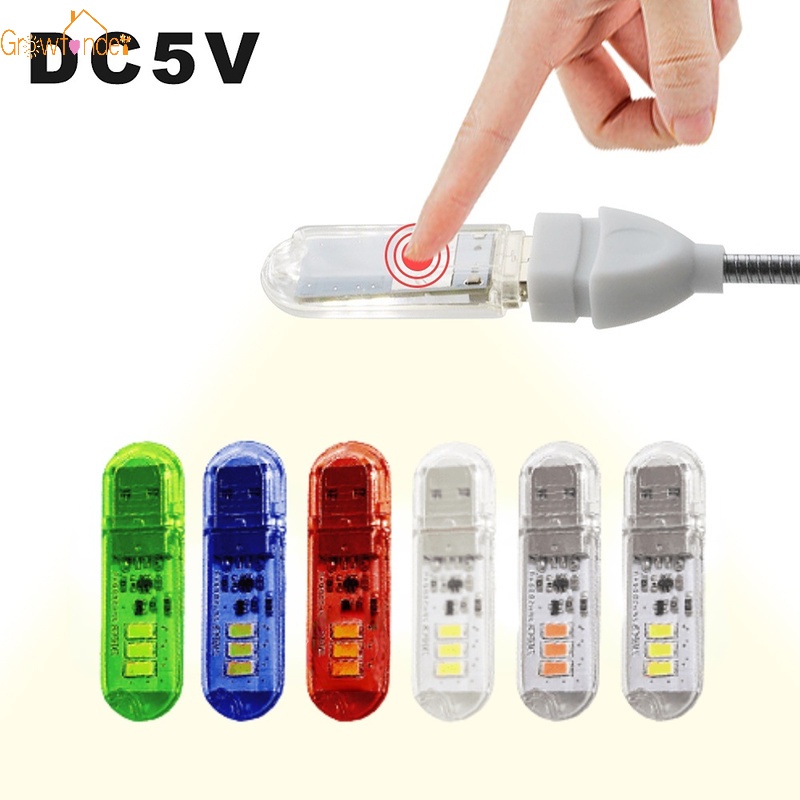 Đèn LED Đọc Sách Mini Công Tắc Cảm Ứng Cổng USB Tiện Dụng