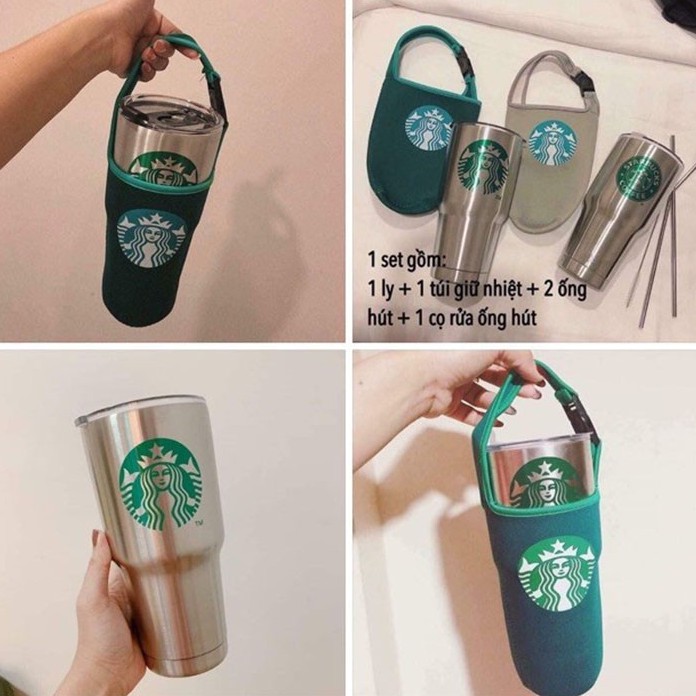 💖CHỌN MÀU💖 Ly Giữ Nhiệt Thái Lan 900ml - Tặng Kèm Ống Hút Inox + Túi Giữ Nhiệt + Nắp Chống Tràn + Cọ Rửa | BigBuy360 - bigbuy360.vn