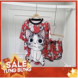 Sét đồ bộ thun cao cấp 3d ngộ nghĩnh hh02