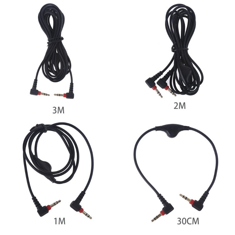 Dây Cáp Âm Thanh zzz 3.5mm Thay Thế Có Thể Điều Chỉnh 90 Độ° Đai Quấn Bảo Vệ Khuỷu Tay Chất Lượng Cao