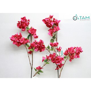 Cành hoa giấy giả màu hồng D100cm F-CHG-96