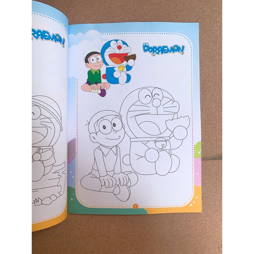 Sách - Combo tô màu Doraemon (2 quyển)