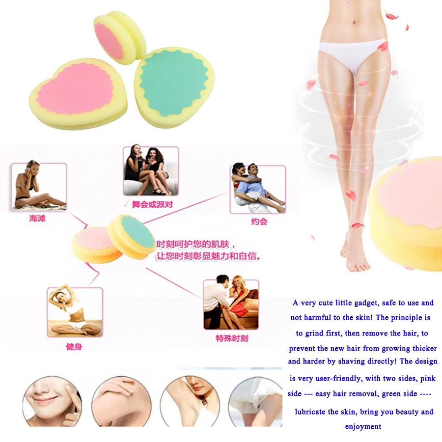 Mút Xốp Tẩy Lông Không Đau Thần Kỳ Cho Toàn Thân