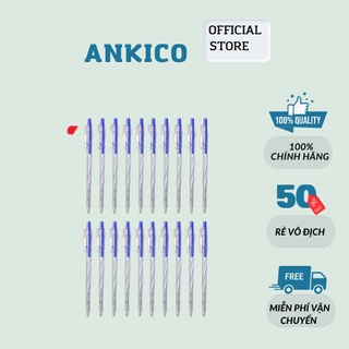 Hộp 20 bút bi thiên long tl-027 bút bi học sinh chính hãng ankico