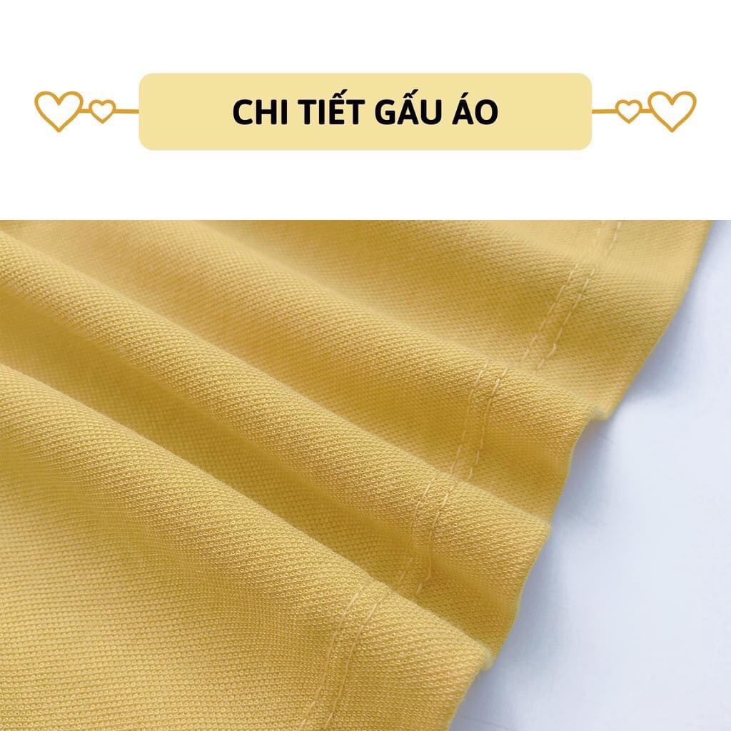 Đồ bộ dài tay cotton giấy cho bé trai bé gái TANOSA chất thun lạnh trơn vải mềm mát cho bé size 9-24kg