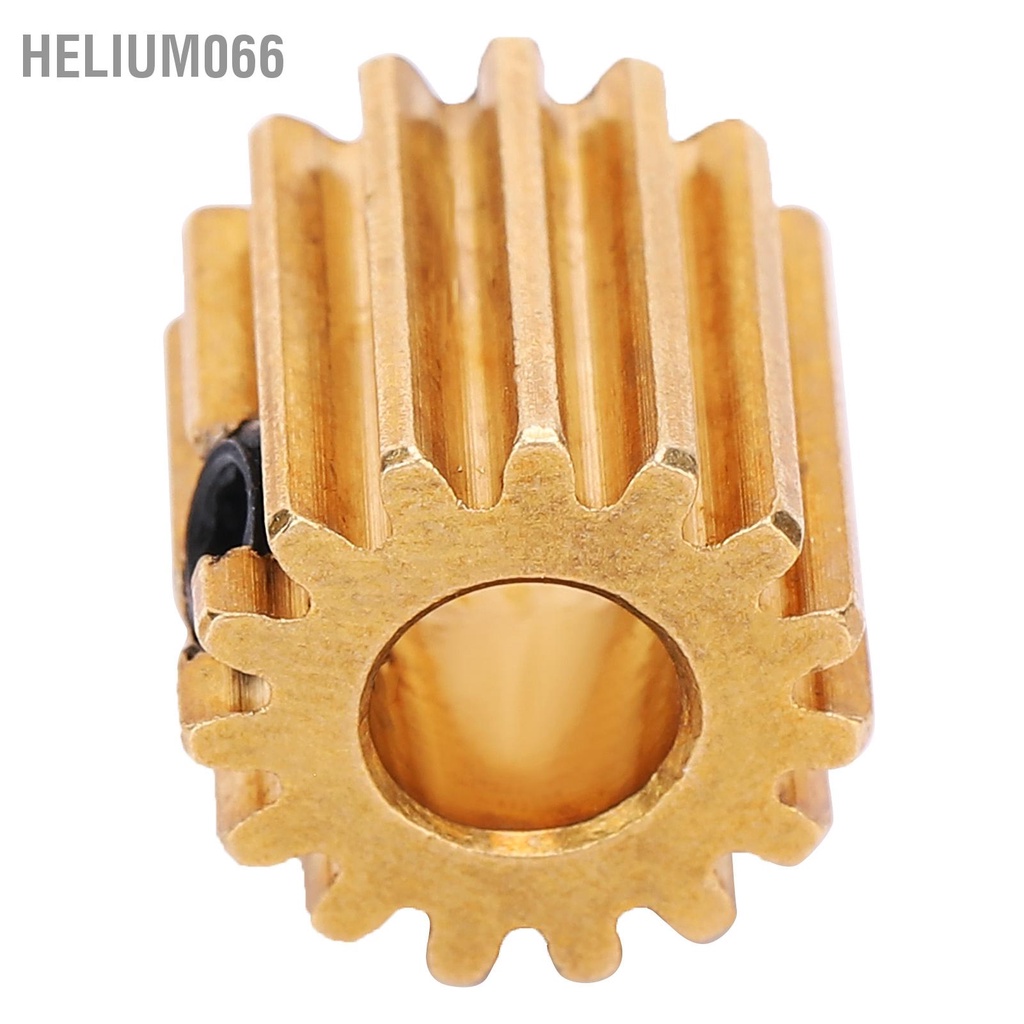15‑Bánh răng Đồng thau có Nhông Công nghiệp Phụ kiện Robot Phần 6mm Lỗ trung tâm Helium066
