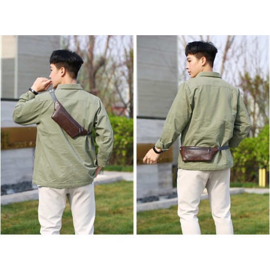 Túi đeo bao tử, túi đeo bụng da PU | BigBuy360 - bigbuy360.vn