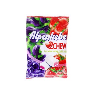 THÙNG 45 GÓI KẸO MỀM ALPENLIEBE 2 CHEW GÓI 25 VIÊN