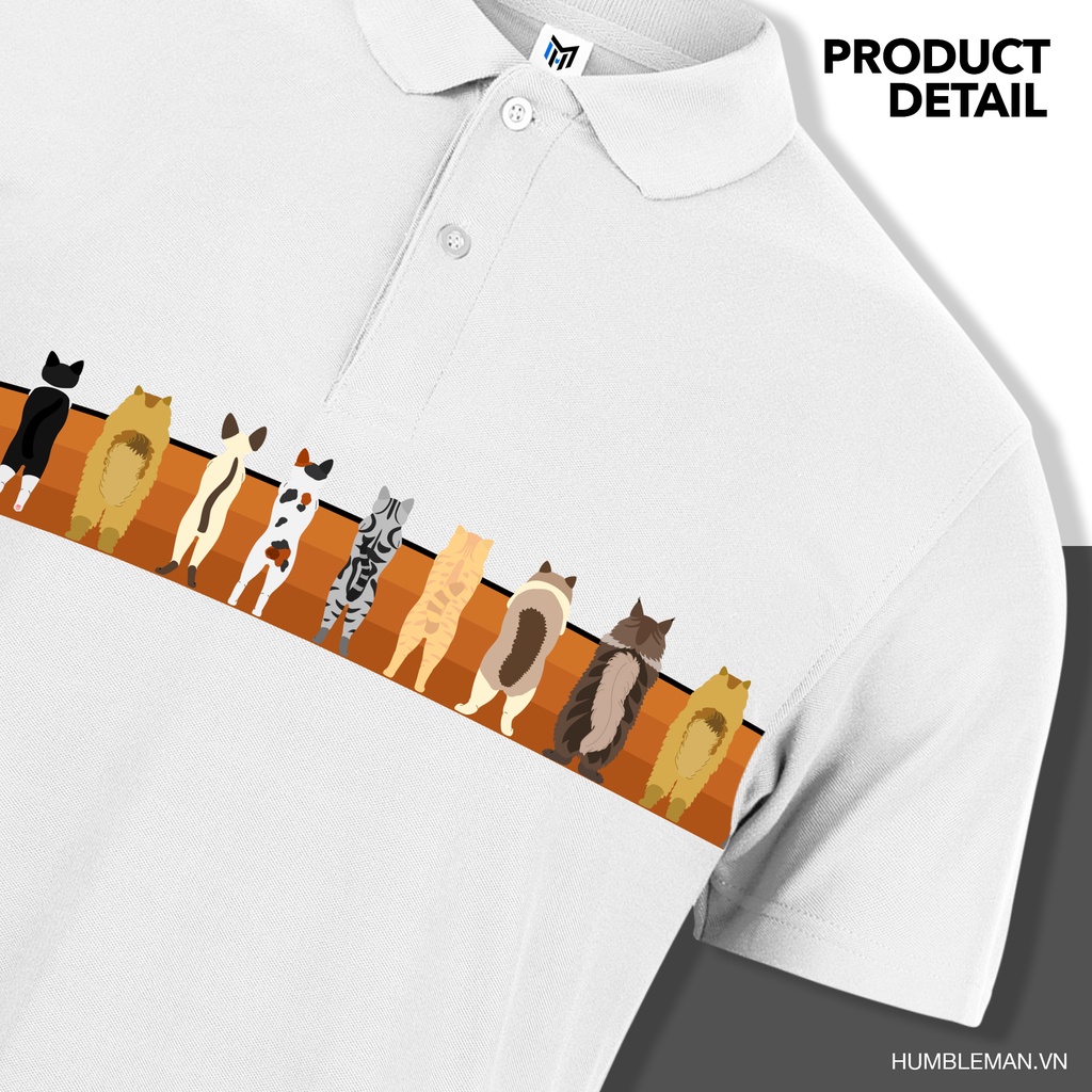 Áo Polo CAT vải cá sấu Cotton xuất xịn, chuẩn form, trẻ trung - thanh lịch - Humble Man