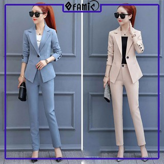 Bộ Vest Nữ ❤️𝑭𝑹𝑬𝑬𝑺𝑯𝑰𝑷❤️ Giảm 15k khi nhập mã [ AO VEST ] ❤️ Bộ Vest Nữ Hàn Quốc Sang Trọng