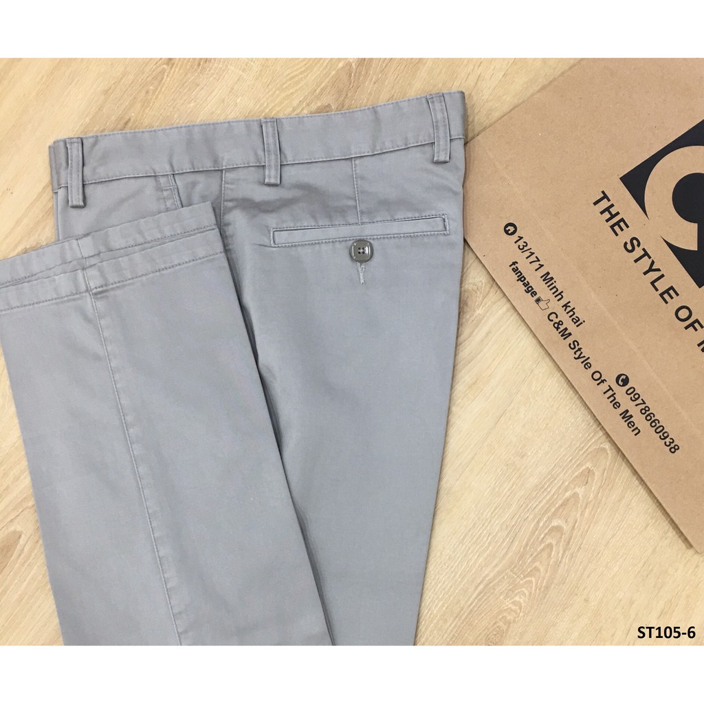 Quần kaki lụa nam ST-105