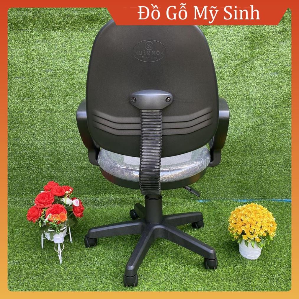 Ghế xoay văn phòng hội trường chính hãng xuân hòa màu xám có tăng giảm lên xuống, Đồ gỗ Mỹ Sinh gia đình cao cấp