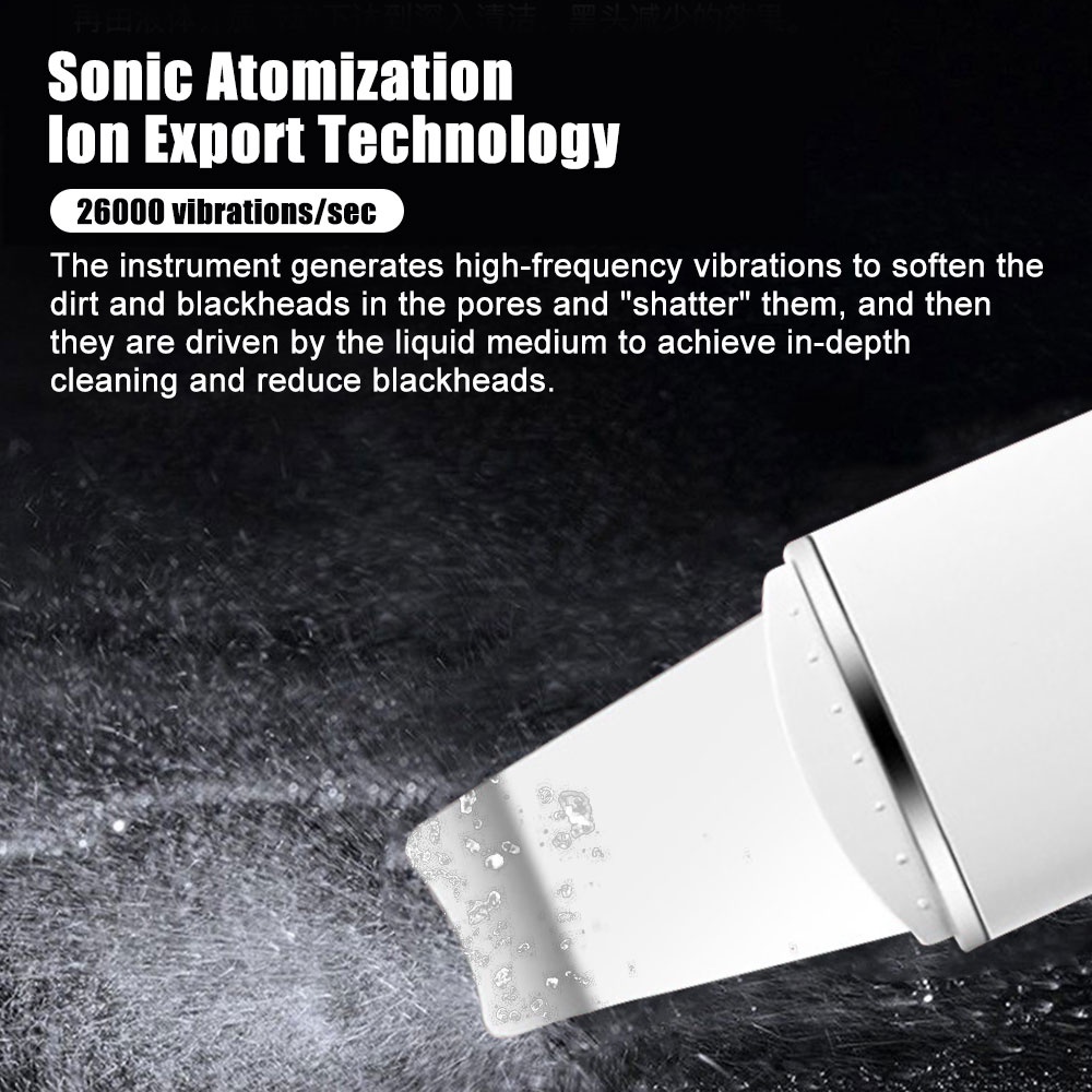 Máy Tẩy Tế Bào Chết Làm Sạch Sâu Lỗ Chân Lông Bằng Sóng Siêu Âm