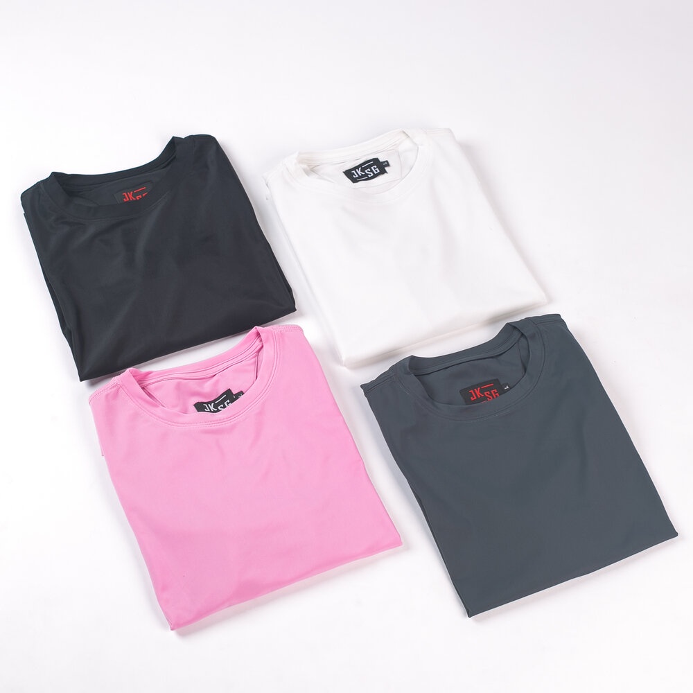 Áo thun vạt bầu coolmax JKSG, áo thun co giãn mát mẻ, áo vạt bầu ít nhăn, thoáng mát thích hợp vận động, tập thể thao