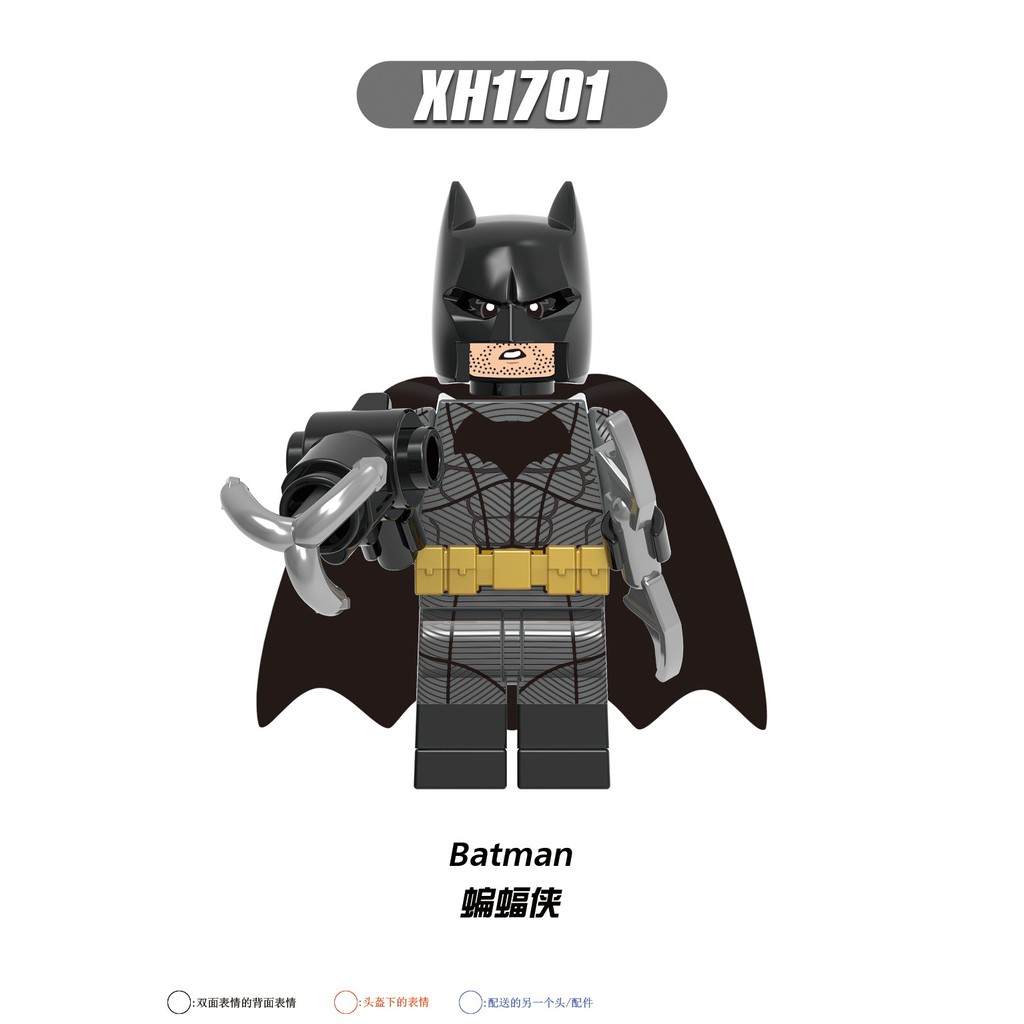 Minifigures Mẫu Nhân Vật Siêu Anh Hùng Marvel DC MCM Superman Batman Aquaman Wonder Women Flash X0312 Đồ Chơi Lắp Ráp