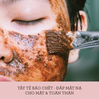 Bột cám gạo cafe gói 500g handmade