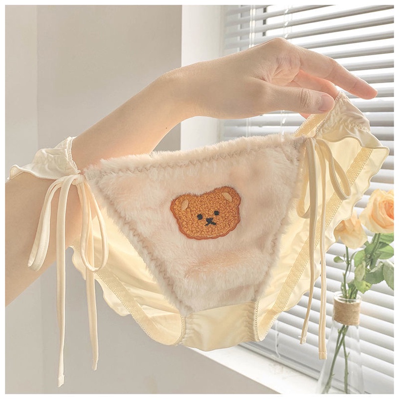 Bộ Quần Lót Họa Tiết Hoạt Hình Dễ Thương Thoải Mái Cho Nữ