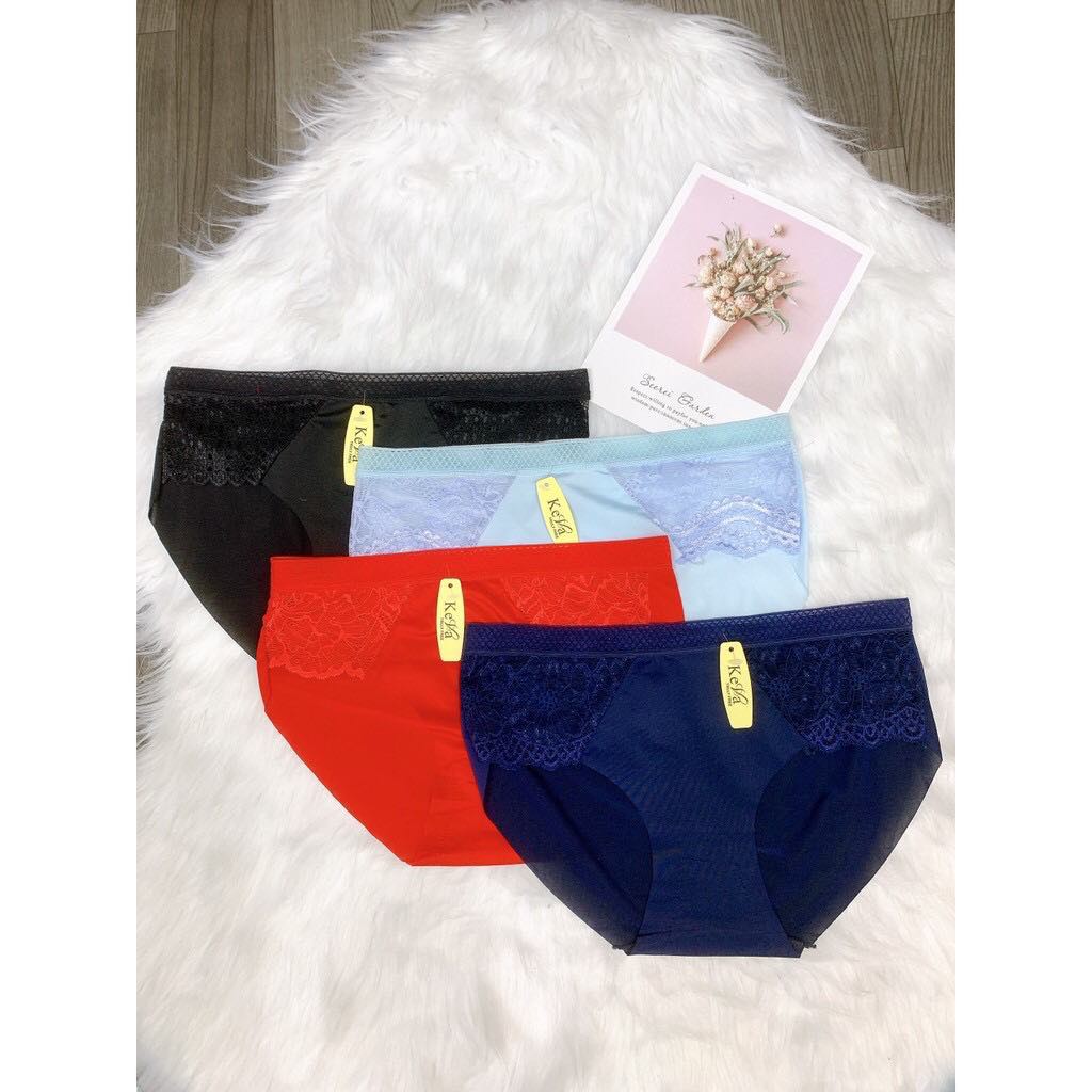 Quần chíp nữ su phối ren kháng khuẩn | BigBuy360 - bigbuy360.vn