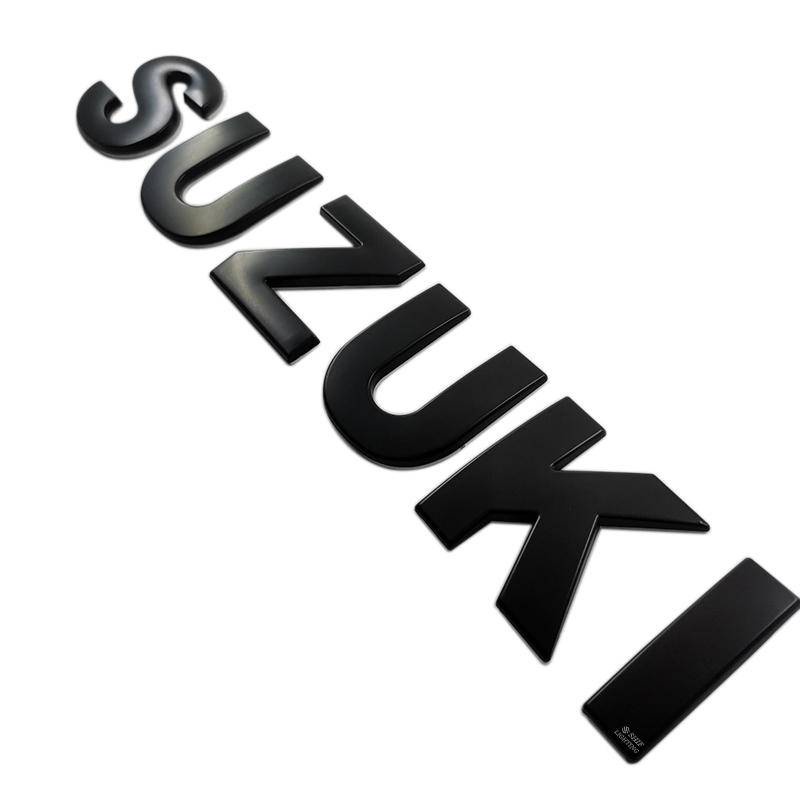 SUZUKI Decal dán trang trí xe hơi màu đen in chữ 45mm