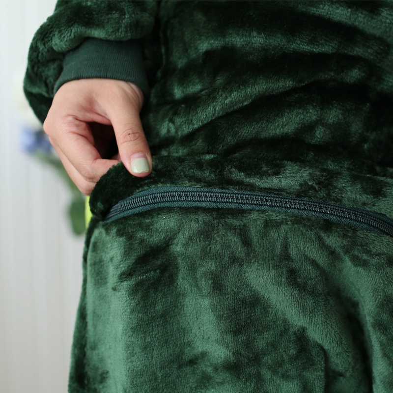 Mới Bộ Đồ Ngủ Liền Thân Hình Khủng Long Hoạt Hình Màu Xanh Lá Cho Người Lớn