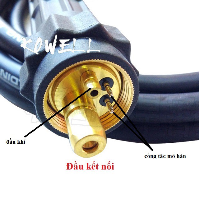 Dây hàn mig 15AK dài 8 mét Mỏ hàn mig Súng hàn mig 15AK