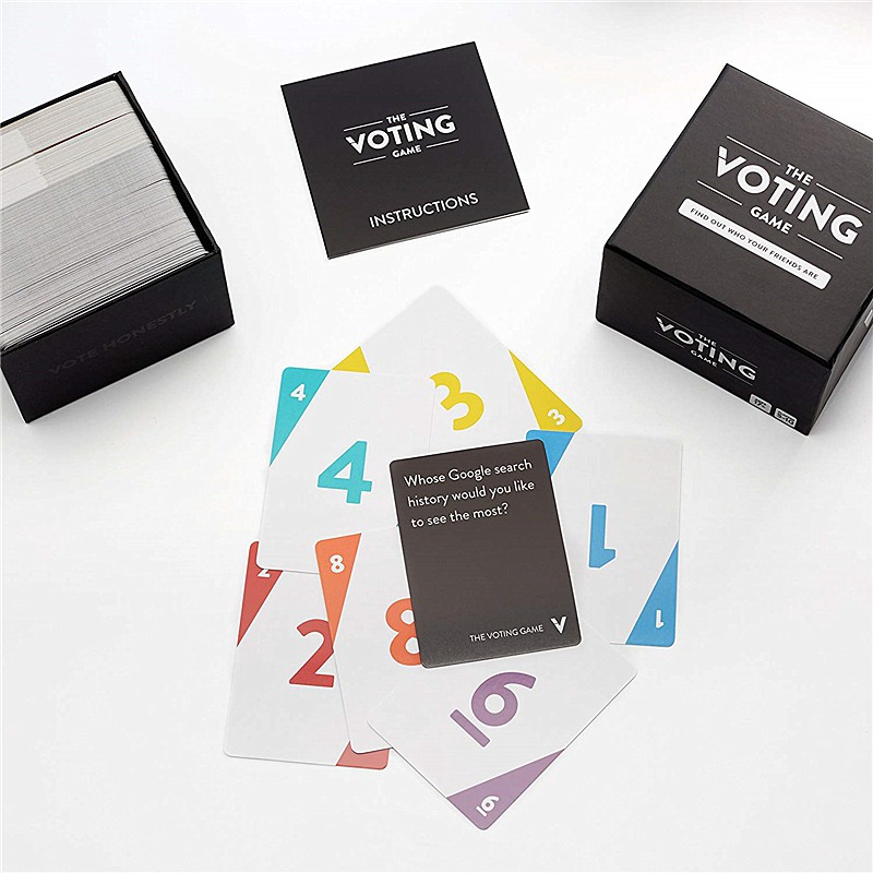 The Voting Game Bộ trò chơi thẻ bỏ phiếu vui nhộn