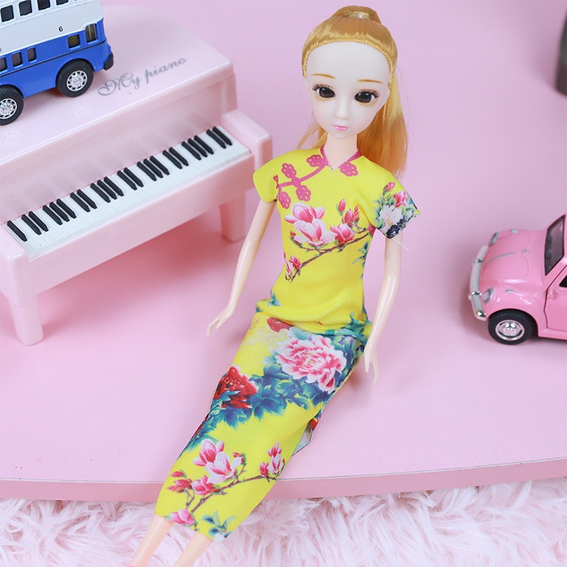 Đầm công chúa xinh xắn cho búp bê