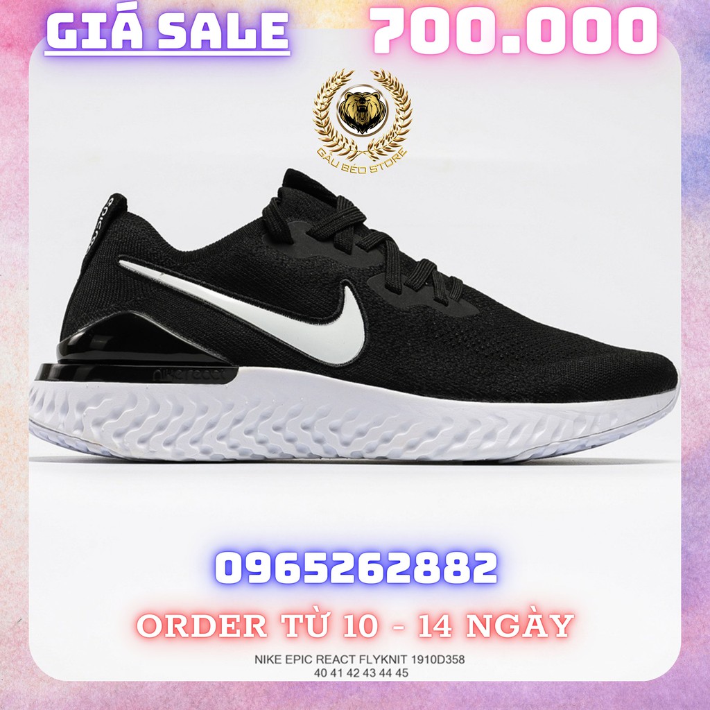 Order 1-3 Tuần + Freeship Giày Outlet Store Sneaker _Nike Epic React Flyknit MSP: 1910D3587 gaubeaostore.shop