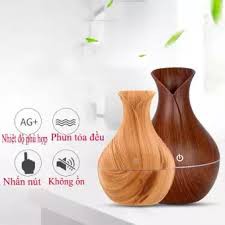 Máy Phun Sương, Khuếch Tán Tinh Dầu Vân Gỗ Cổ Cao