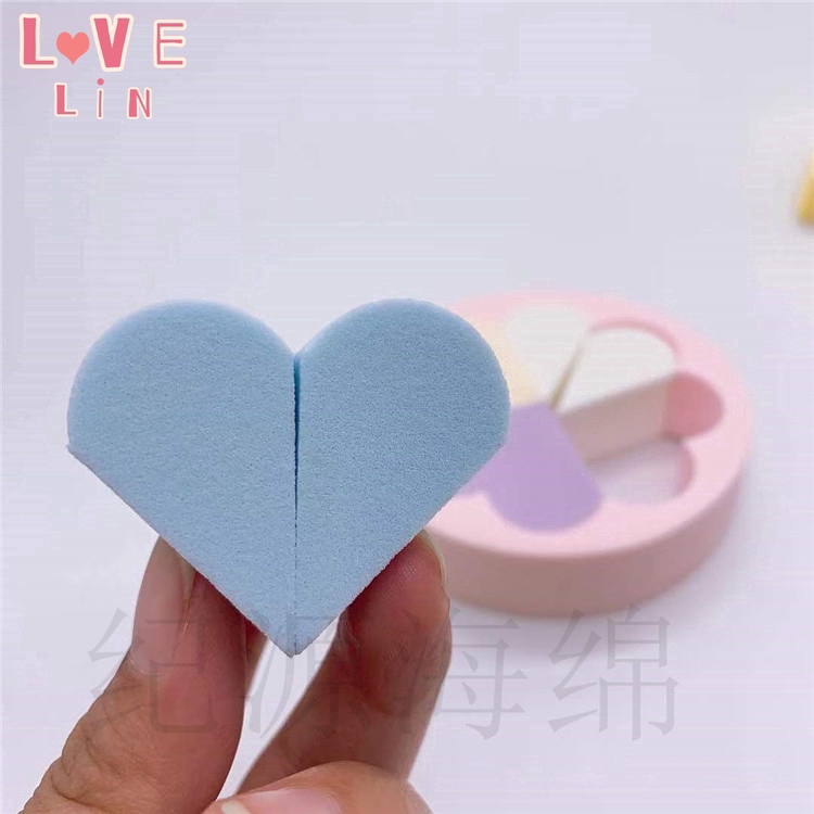 Bông trang điểm hình cánh hoa bằng cotton thân thiện với da