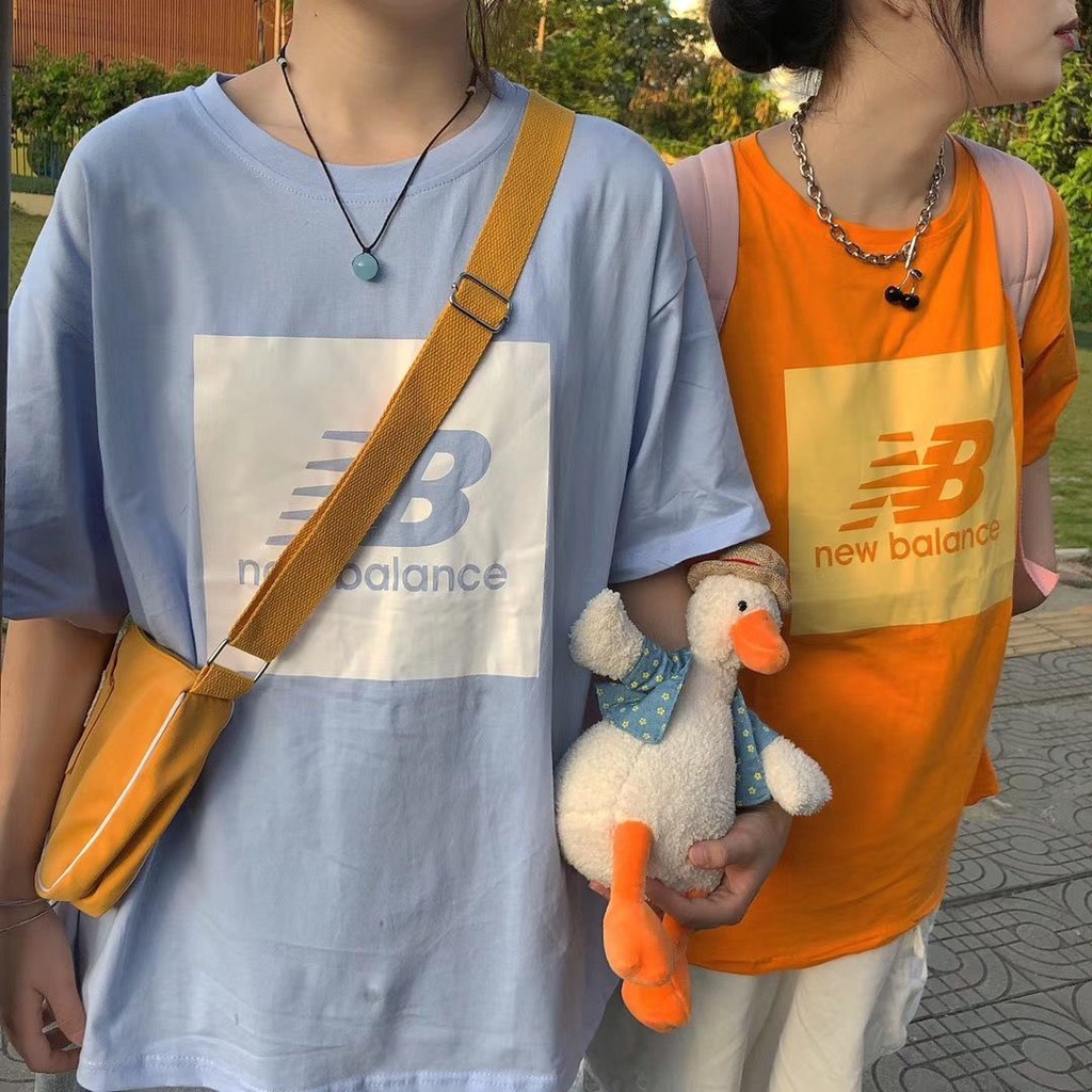 Áo Phông Nữ Candy Color Printed T-shirt Women's Loose Korean Sweet Half Sleeve Top