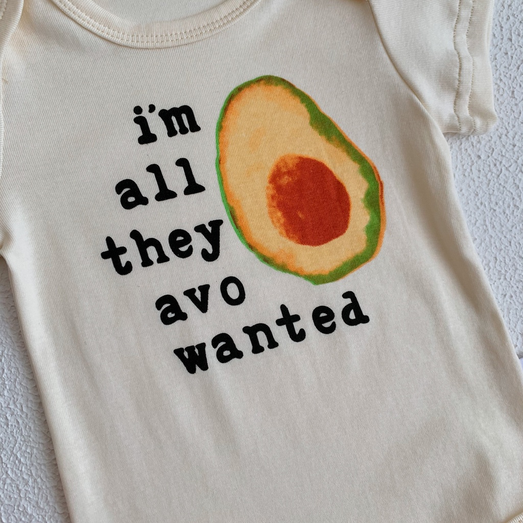 Áo Liền Quần Ngắn Tay Họa Tiết Hoạt Hình Thời Trang Mùa Hè Cho Trẻ Em 0-2 Tuổi