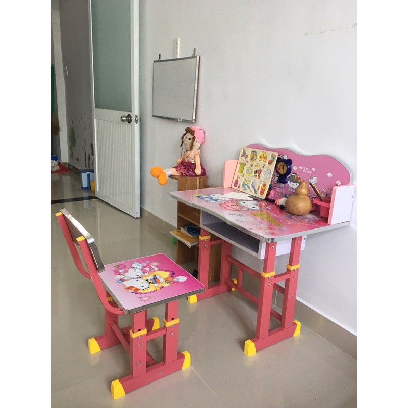 Bộ bàn ghế học sinh chống gù Xfurniture DT004 - hàng nhập khẩu