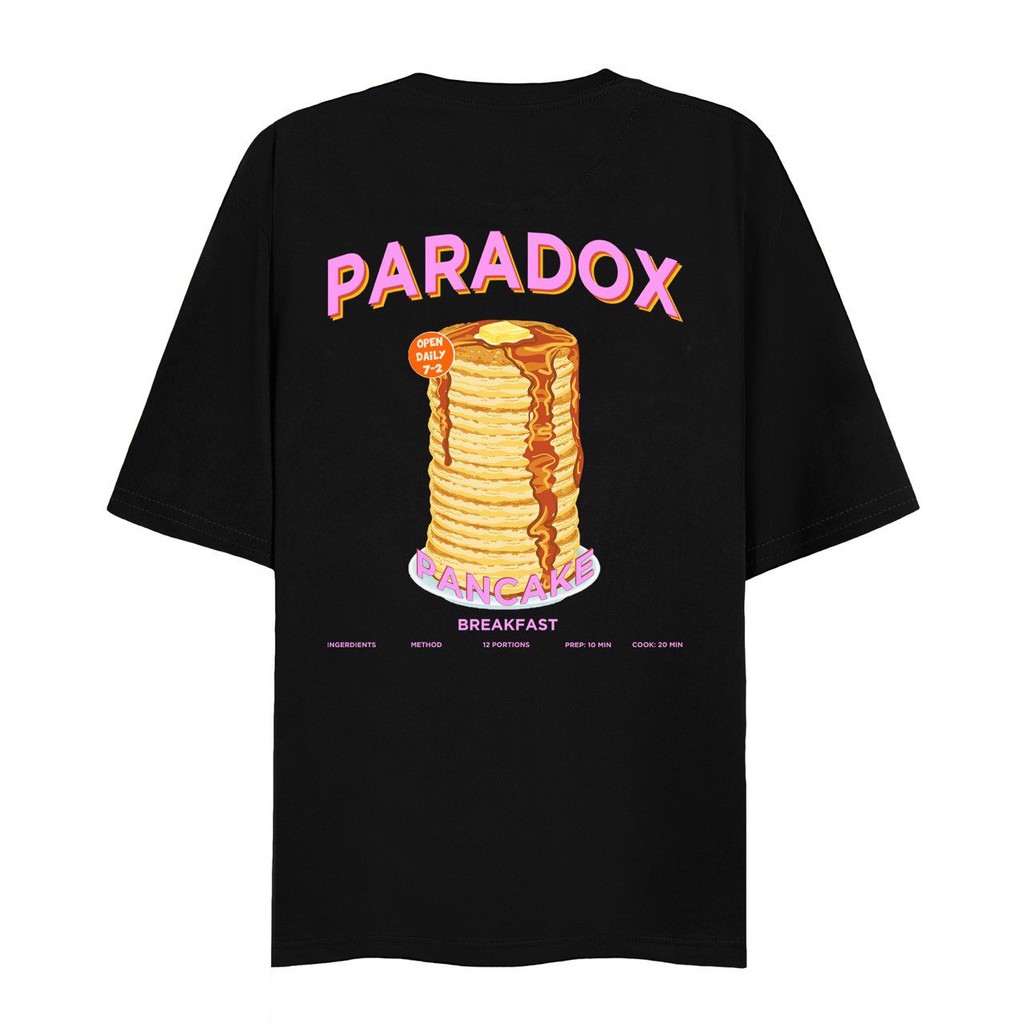 Áo thun Paradox PANCAKE TEE (Black)