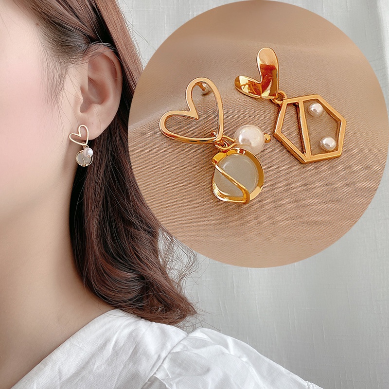 Bông Tai Ngọc Trai Thời Trang Hàn Quốc s925 Cho Nữ