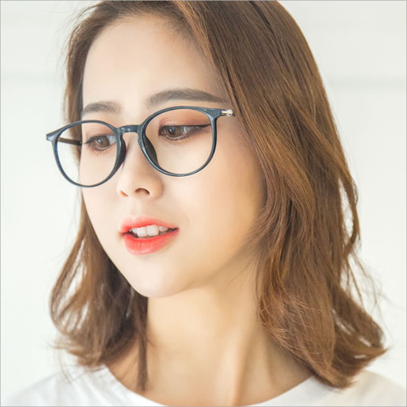 Gọng Kính Cận Nhựa Dẻo Tr90 Form Tròn 21471 (Tặng Hộp Khăn) | BigBuy360 - bigbuy360.vn